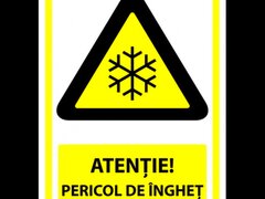 Indicator pentru atentie pericol de inghet